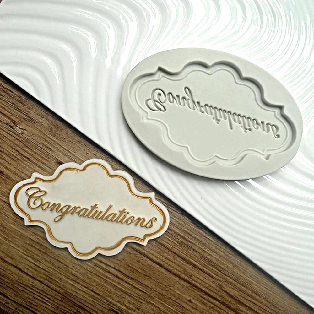 3pc Graduation Silicone Molds Congratulations Cap Diploma Fondant Resin Decor